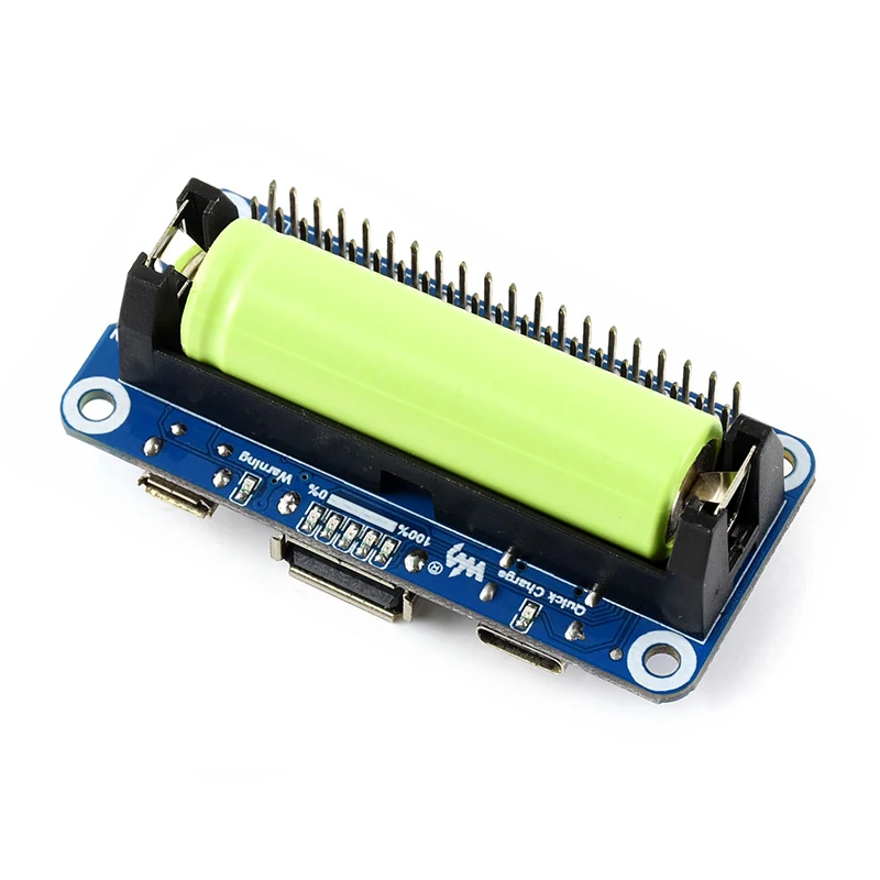 Плата расширения литий-ионного аккумулятора для Raspberry Pi 5V регулируемый выход