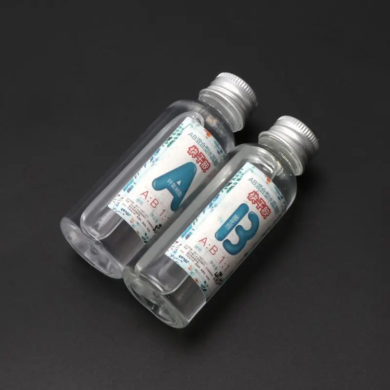 

3 Ounce Quick Curing AB Resin 1:1 Kit Clear Hard Epoxy Resin For Jewelry Making