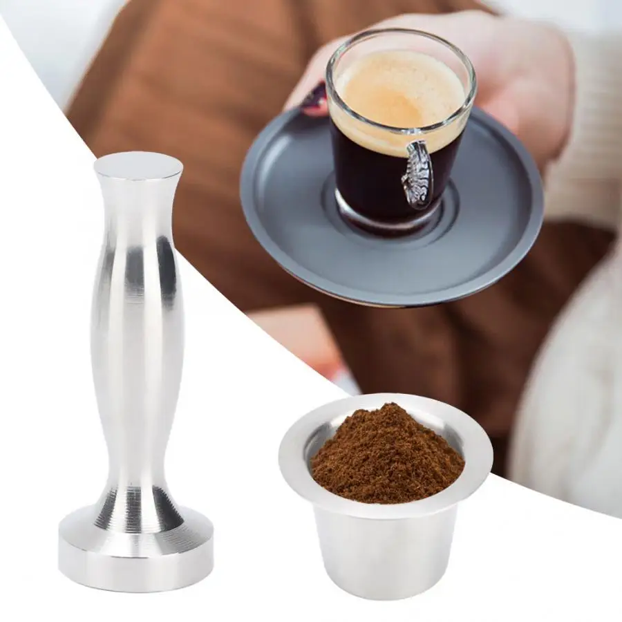 Кофе молоток кофе фильтр капельница из нержавеющей стали капсула чашка с пресс