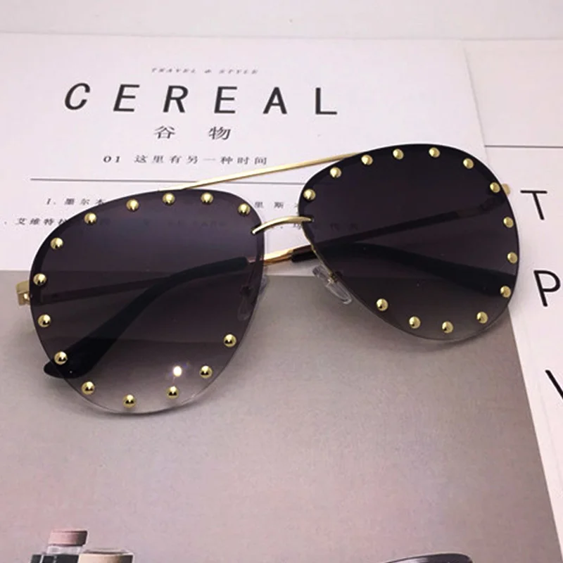 

2022 Luxury Metal Pilot Sunglasses Women Vintage Punk Sun Glasses Men Oculos Feminino Sunglass Lentes Gafas De Sol UV400 Eyewear
