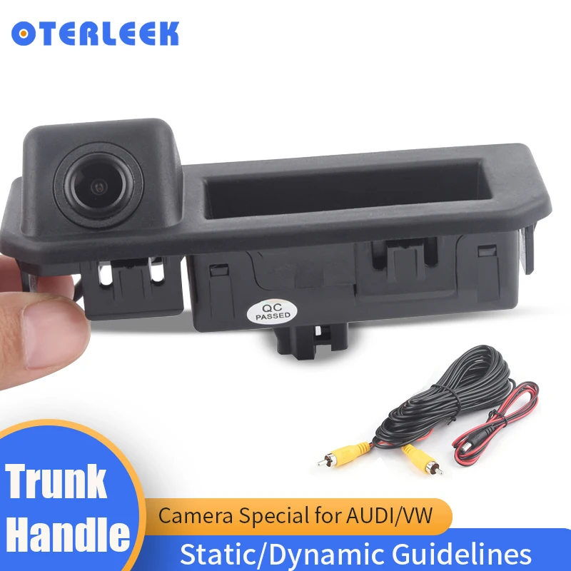 HD статическая динамическая траектория ручка багажника Автомобильная камера