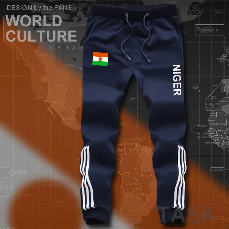 

Plus M-8XL Niger Nigerien Mens Shorts Beach Man men's Board Shorts Flag Workout Zipper Pocket Sweat 2021 Cotton Brand NE NER