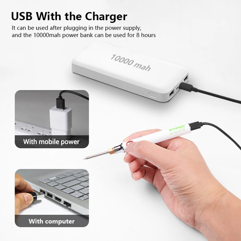 

USB-паяльник с регулируемой температурой, 5 В, 8 Вт