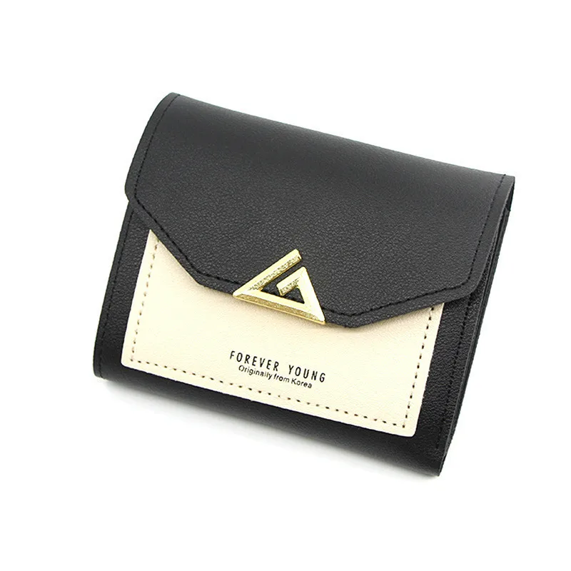 2019 Женский кошелек короткий с тремя отделами маленькая роскошная сменная