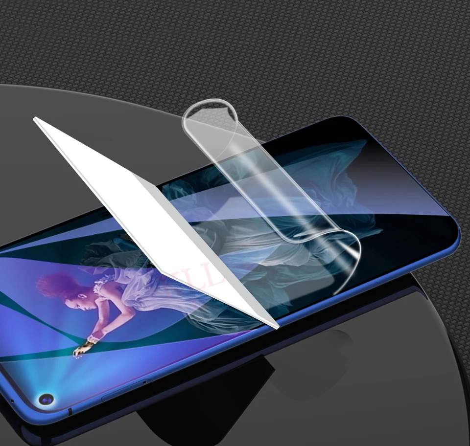 Полное покрытие, мягкая Гидрогелевая пленка для Honor 20 Pro 20i 10 Lite View 20 Magic 2, Защита экрана для huawei P Smart Z Plus Y7 Y6 Pro