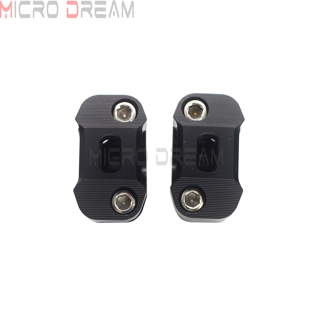 2 шт. алюминиевые универсальные крепления на руль мотоцикла от 7/8 до 1-1/8 дюймов |