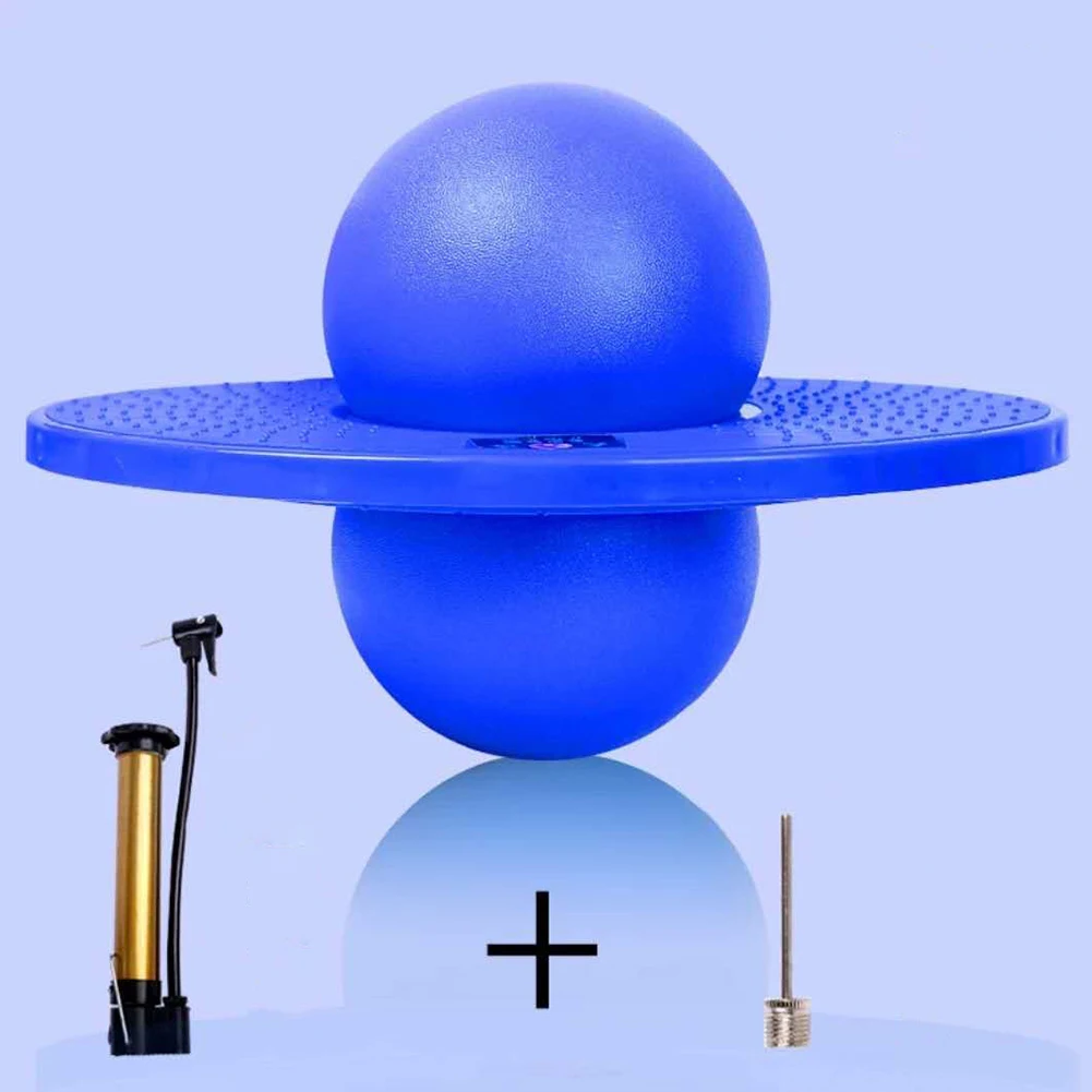 

Подпрыгивающий шарик Pogo с ручкой и шариковыми насосами, максимальная нагрузка фунтов, подходит для детей и взрослых, WHSho