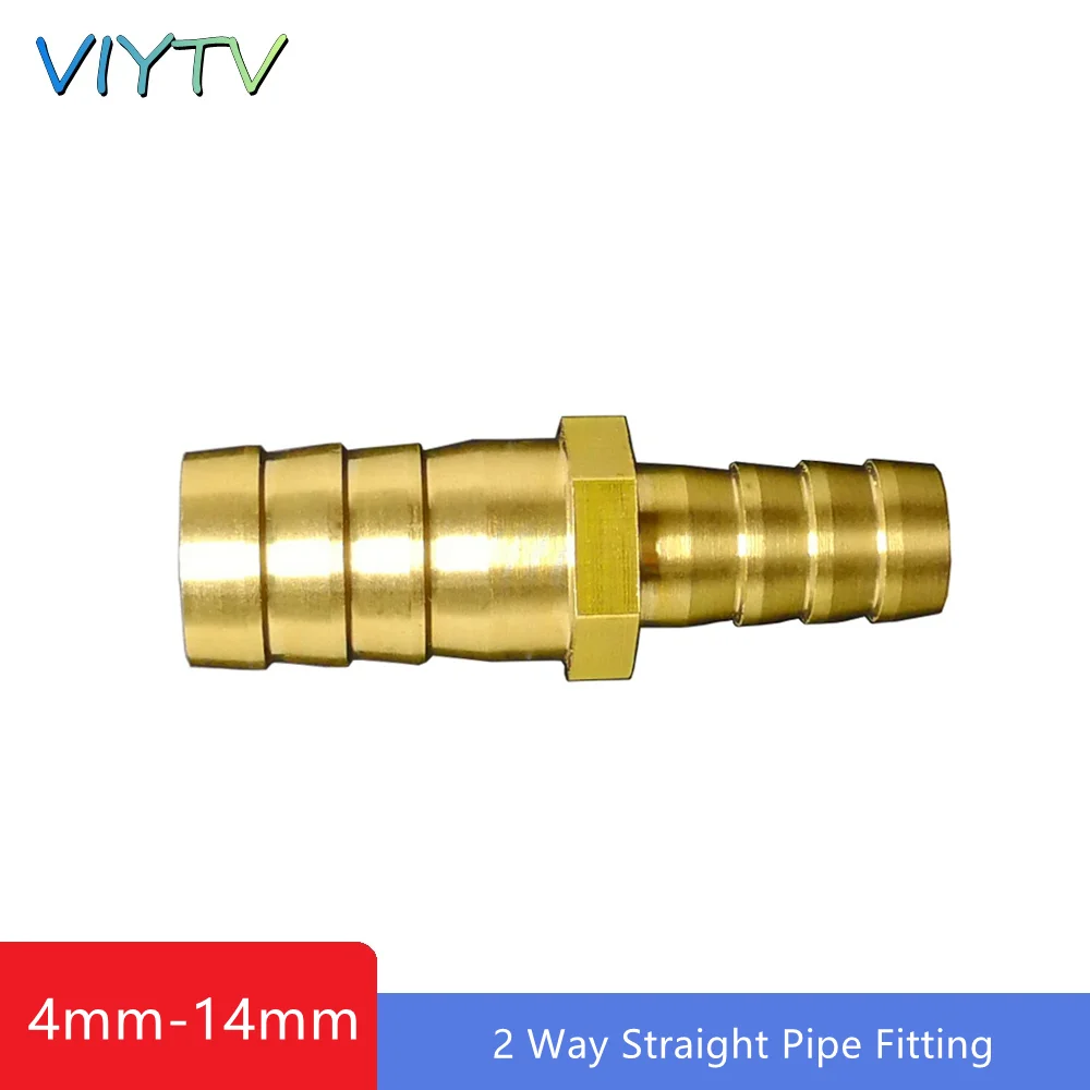 Редуктор для шланга латунный штуцер с прямым соединением 4 мм 5 6 8 10 12 14 2 способа |