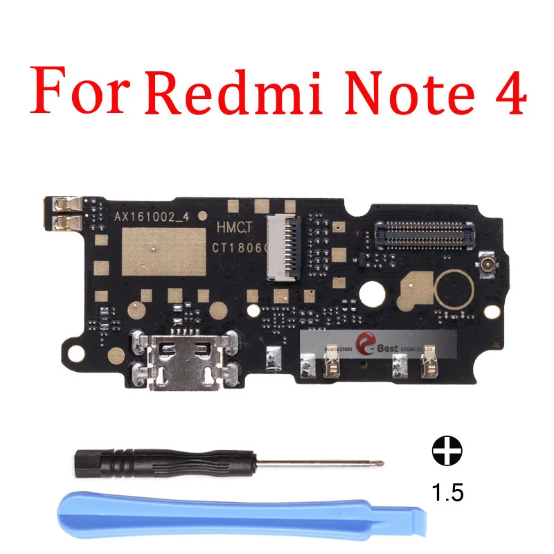 For Redmi note 4 1 шт зарядное устройство черз порт USB разъем зарядный порт док-станция гибкий кабель для Xiaomi Redmi 3 3S 4A 4X 5A Примечание 4X Global 2 4 Note 3 Pro 5A - Цвет: For Redmi note 4
