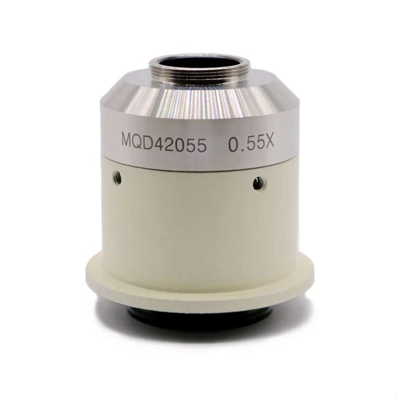 Focusable 0.35X 0.55X Microscope Camera Adapter C mount Adapter for Nikon Trinocular Microscope