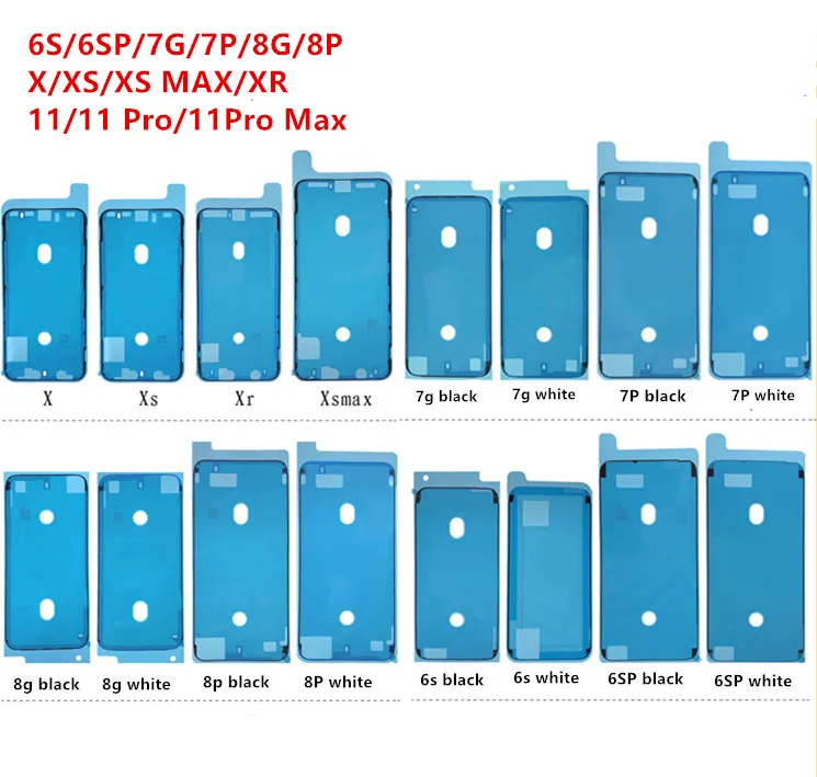 Водонепроницаемая наклейка для iPhone 6S 7 8 Plus X XS Max XR 11 Pro рамка ЖК дисплея