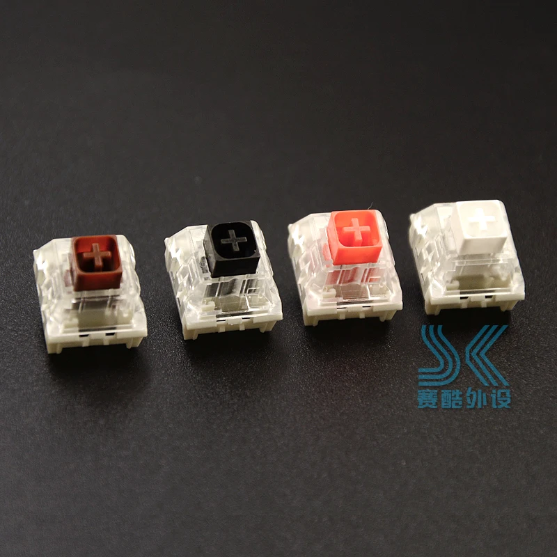 Механическая клавиатура Kailh box Switch переключатели сделай сам RGB SMD черные красные