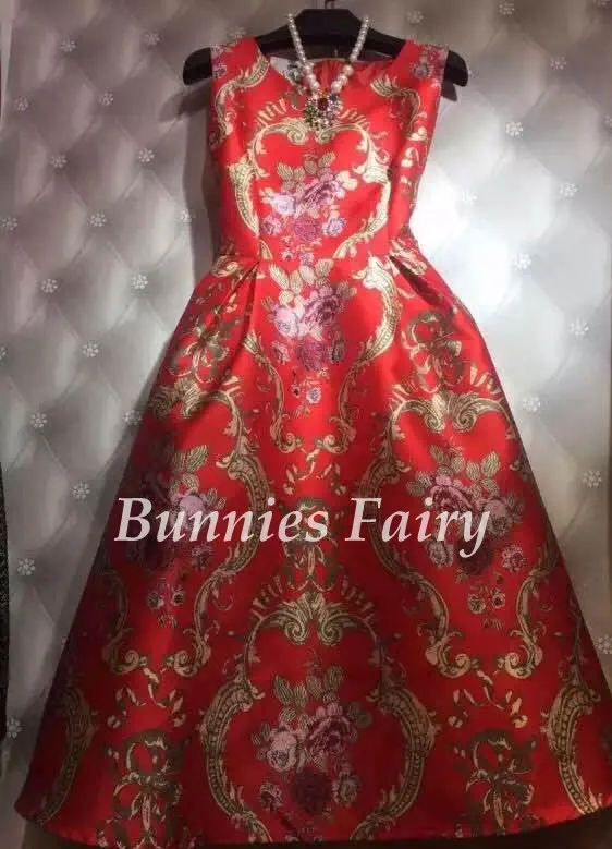 BunniesFairy Весна Осень Хепберн Винтаж Ретро Пастельные цветы цветочный принт Высокая талия платье-майка без рукавов Vestidos