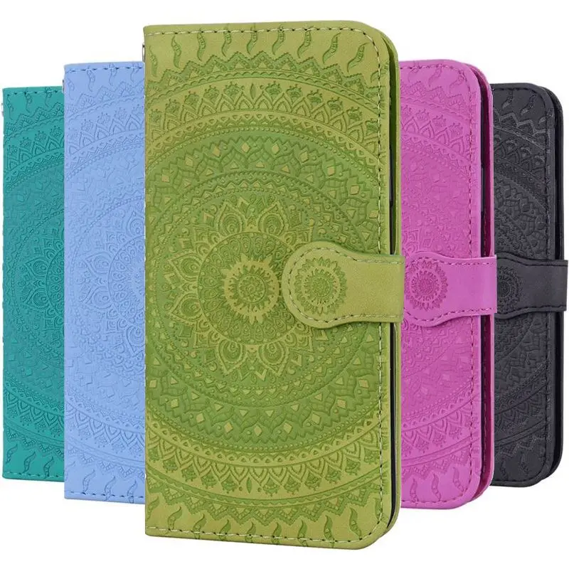 

Phone Case For Apple iphone 12 X XS XR 11 Pro Max SE 2020 6 6S 7 8 Plus 5 5S Retro Floral Capa Flip Wallet Leather Cover D22F