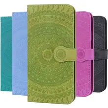 Phone Case For Apple iphone 12 X XS XR 11 Pro Max SE 2020 6 6S 7 8 Plus 5 5S Retro Floral Capa Flip Wallet Leather Cover D22F