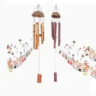 Бамбуковые ветряные колокольчики ручной работы для дома и улицы настенные ветряные колокольчики украшения для сада подвесные украшения ветряной колокольчик ветряные колокольчики