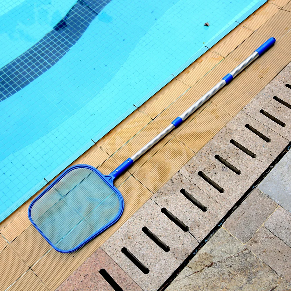 

Swimming Pool Cleaning Net Zwembad Professional Telescopic Skimmer Net Aquarium Rescue Pool Cleaning Mesh Tools Accessories