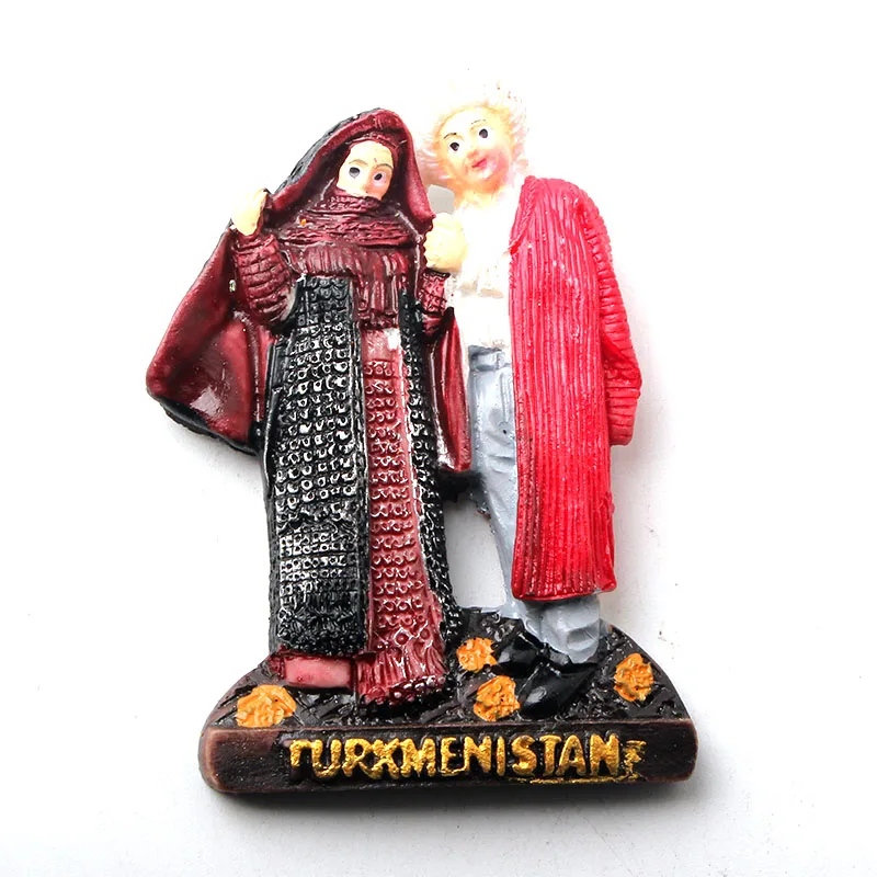 Креативные знаменитые туркеменские резиновые наклейки на холодильник магнитные
