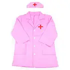 Детский костюм медсестры и врача, костюмы, униформа на Хэллоуин, одежда для косплея, пальто с крестом, Детский костюм для косплея больницы, необычная вечеринка