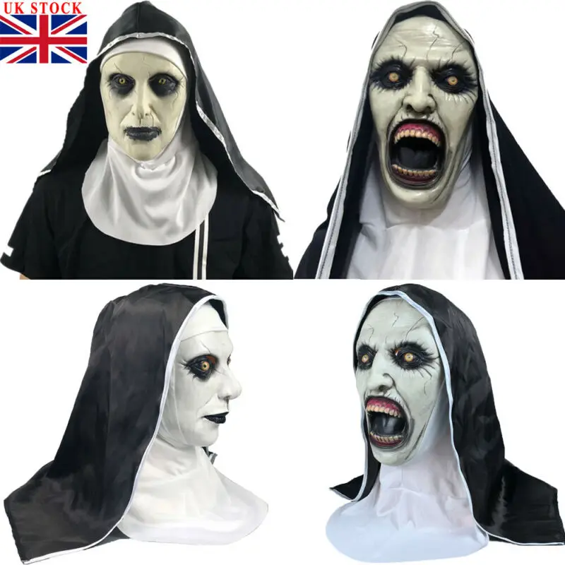 Новинка Хэллоуин косплей монахиня ужасные игрушки маска капюшон шлем Valak