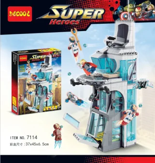 7114 511 шт набор моделей блоки Совместимые LEGO Кирпичи игрушки для мальчиков девочек