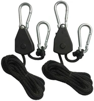 idearedlight lanyard hanging for tent fan led grow plant lamp rope ratchet hanger pulley lifting pulley hook
