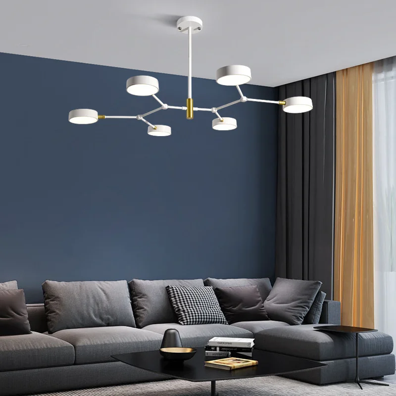 

Потолочная железная люстра в Европейском стиле, декоративные светильники для потолка, освещение для дома