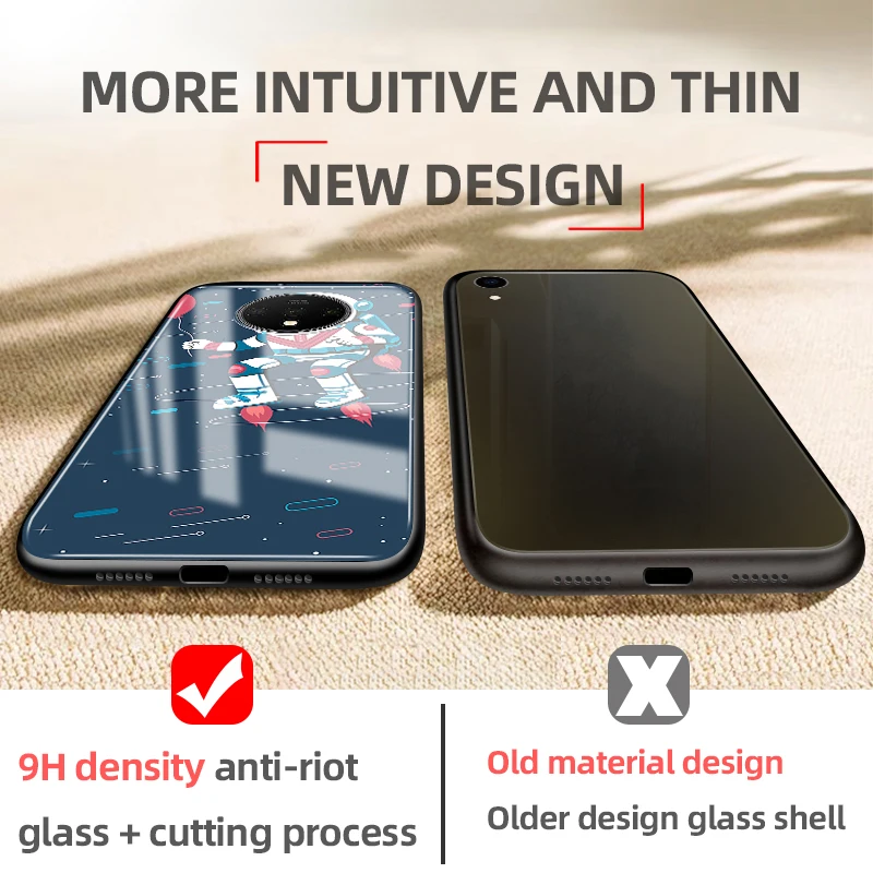 Стеклянный чехол для oneplus 7t с поддержкой дизайна космонавта астронавта галактики