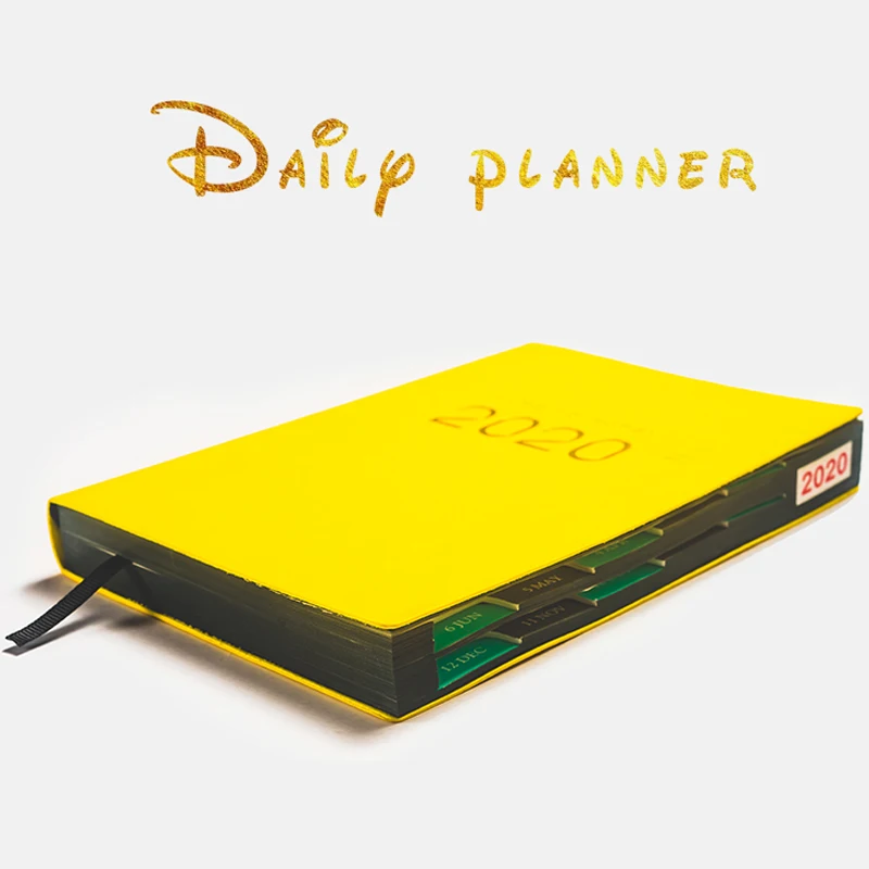 2020 Ежедневник а5 дневник кожаный блокнот планировщик еженедельные книги