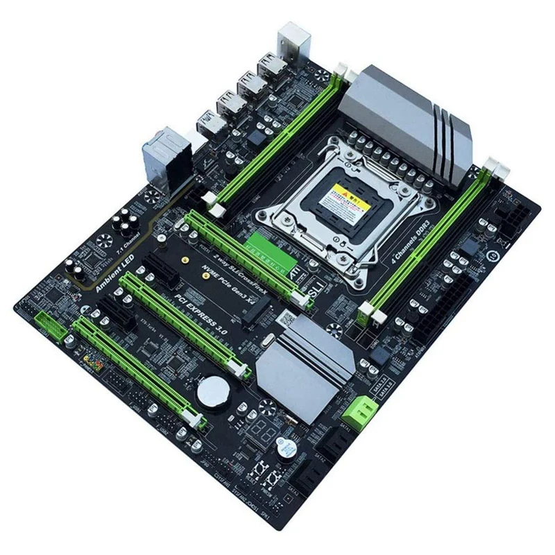 X79 LGA 2011 четырехканальная Роскошная плата USB 3 0 SATA3.0 поддержка E5-2640 E52650 E5-2660 E5-2680 E5-2690