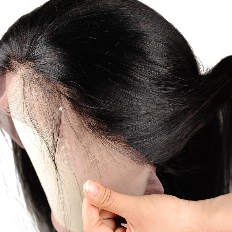 Парики из натуральных волос на кружеве, предварительно выщипанные 8-2" Pinshair, не Реми, бразильские 13*4 кружевные передние парики с детскими волосами 150