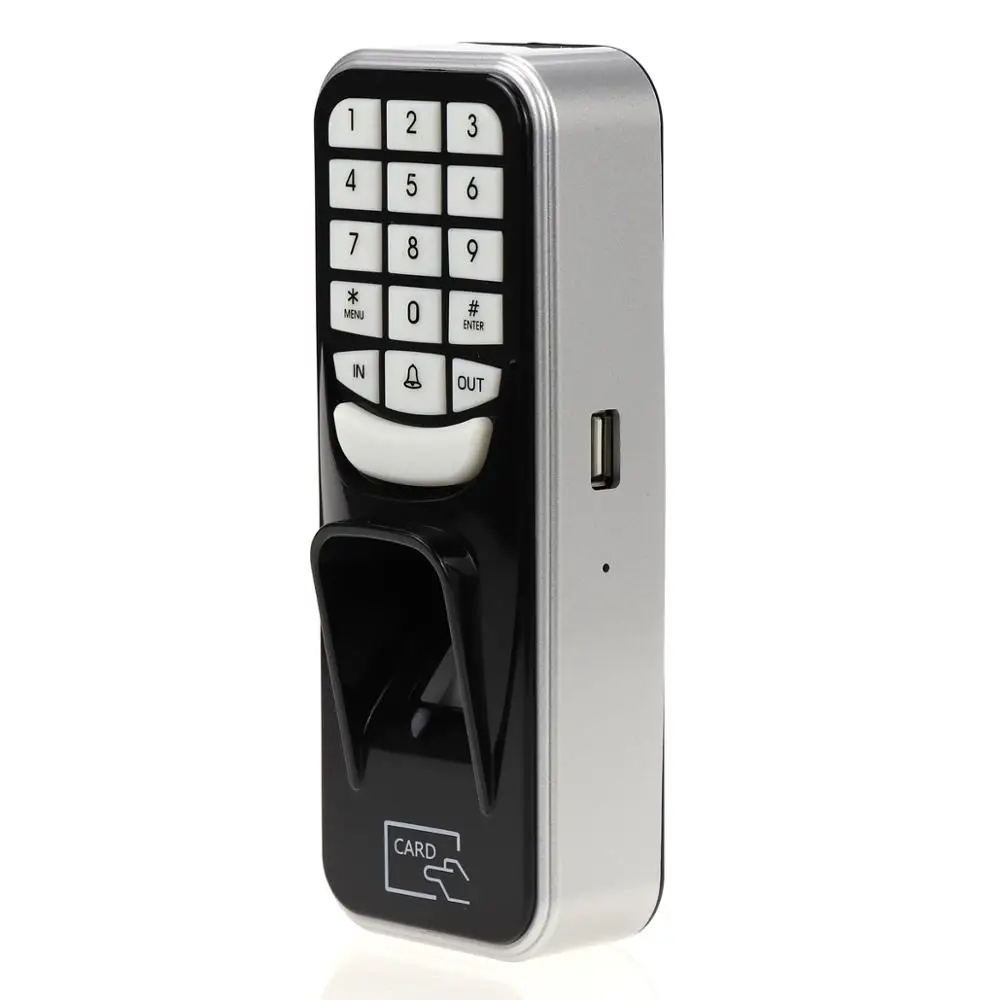 

5YOA Fingerprint Password Key Lock Access Control Machine Biometric Electronic Door Lock RFID Reader Scanner System