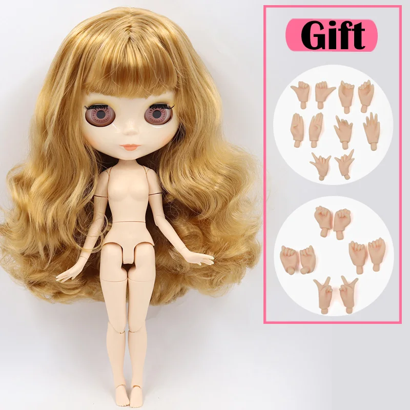 doll hand ab ICY Blyth Кукла № 1 глянцевое лицо белая кожа сустава тела 1/6 BJD Специальная цена 1/4 BJD, Pullip, Jerryberry, Licca игрушка подарок - Цвет: doll hand ab