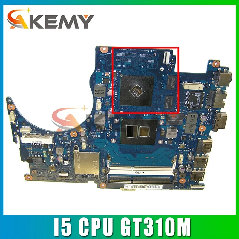 AKEMY BA92-07034A BA92-07034B для samsung NP-QX410 материнская плата ноутбуков intel HM55 I5 процессор GeForce