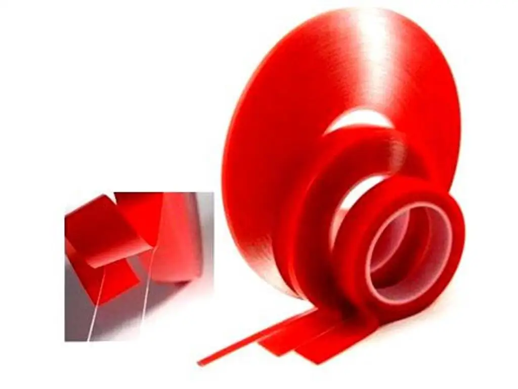 

Double-Sided Acrylic Siliconised Bant 18 mm x 2 meters Red VHB