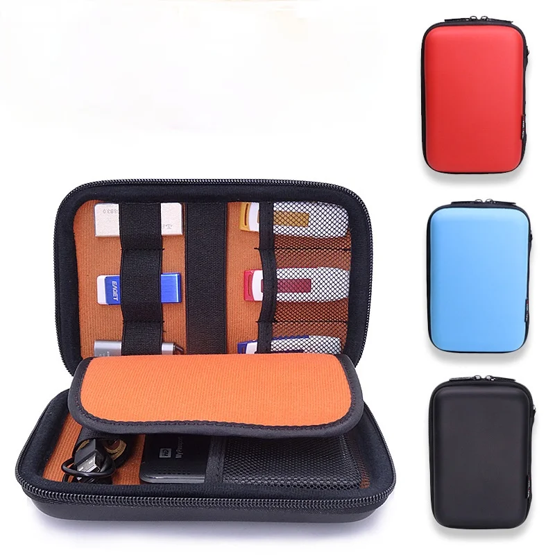 

2,5-дюймовый мобильный жесткий диск, защитный чехол, жесткая кожаная гарнитура, u-диск, большая емкость цифровой пакет