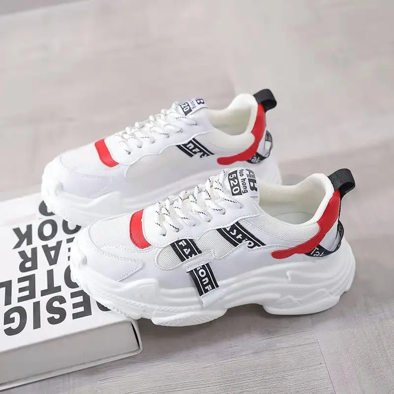 

Women Vulcanize Shoes Sneakers Ladies Fashion Bling Casual Shoes Summer Mesh Breathable Sneakers Femme Zapatillas Mujer 35-43