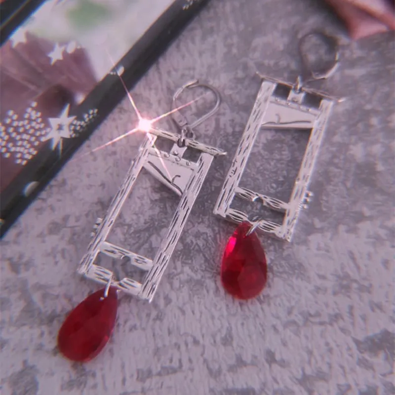 Готические гильотинные серьги классические серьги-подвески для мужчин и женщин