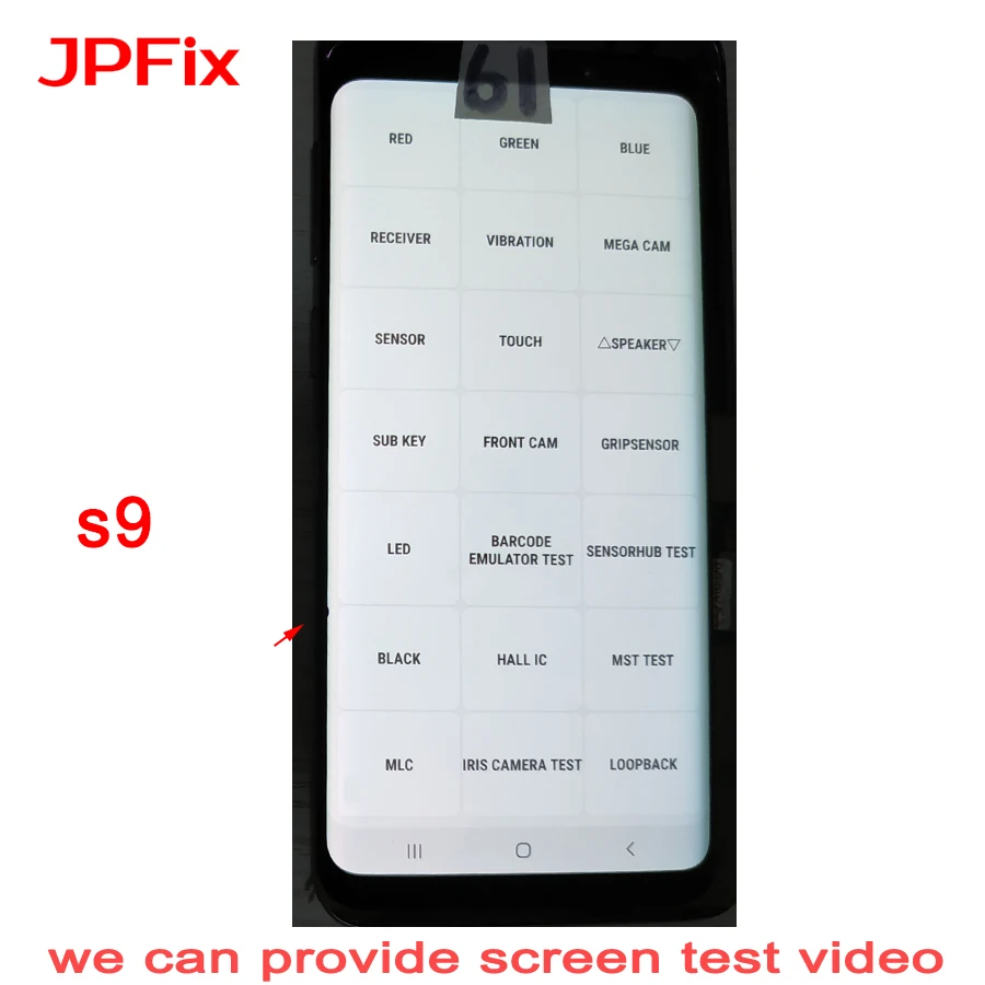 JPFix для Samsung Galaxy S9 G960 LCD сенсорный экран дигитайзер сборка Полная замена запчастей