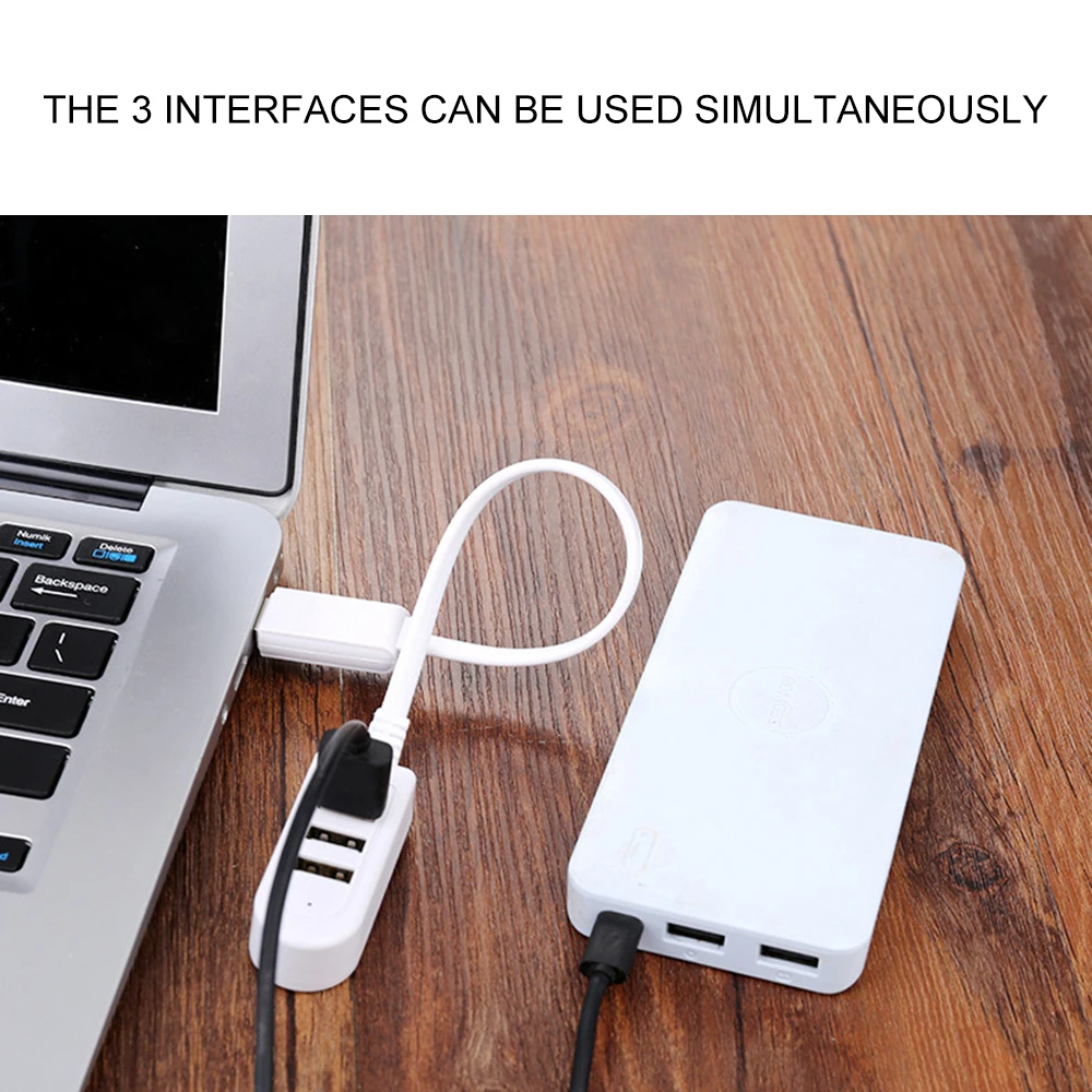 Мини-USB 3usb Многофункциональный 3A зарядное устройство конвертер Расширение линии многопортовый концентратор Мини usb мини-USB