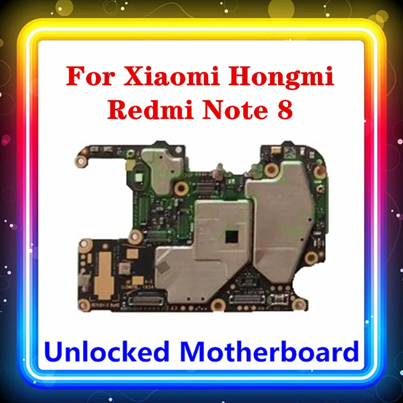 Материнская плата для Xiaomi Hongmi Redmi Note 8 Замена материнской платы с чипами