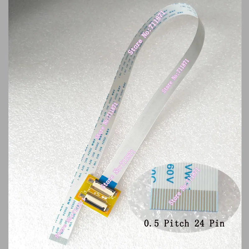 0 5 тип A 400 мм 24Pin Гибкий плоский кабель удлинитель адаптер 24P TTL FPC FFC Разъем провод -