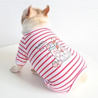 cute four legged pajamas for small dog clothes french bulldog corgi pug teddy homewear outfits dog clothes pajamas for dogs