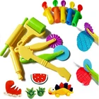 Цветное тесто, модель, игрушки, креативный 3D набор пластилина инструменты для пластилина, глиняные формы, роскошный набор, игрушки для обучения и обучения