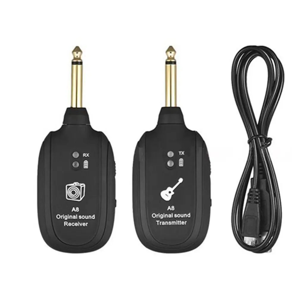 gitarre drahtlose übertragung system elektrische gitarre drahtlose pickup wireless transceiver a8 gitarre drahtlose empfänger free global sh