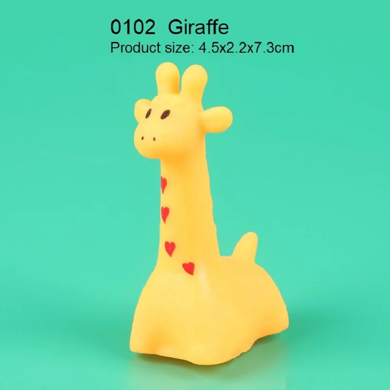 Игрушка для ванны животные плавания вода резиновая игрушка мини сжимающий звук