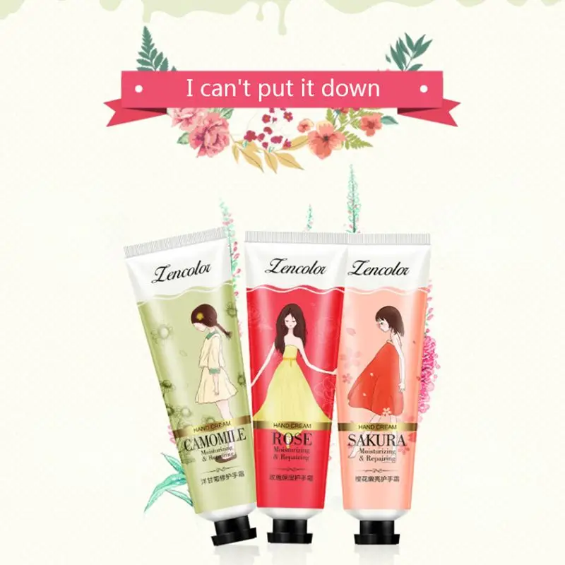 Ромашка Сакура увлажняющий антисушивающий крем для рук уход отшелушивающий