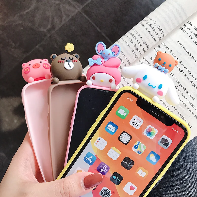 

Piggy Cartoon Soft TPU Case For Samsung Galaxy S20 Ultra Silicone Case for Samsung S10 Plus s10e Note 10 9 S9 S8 Phone Cover