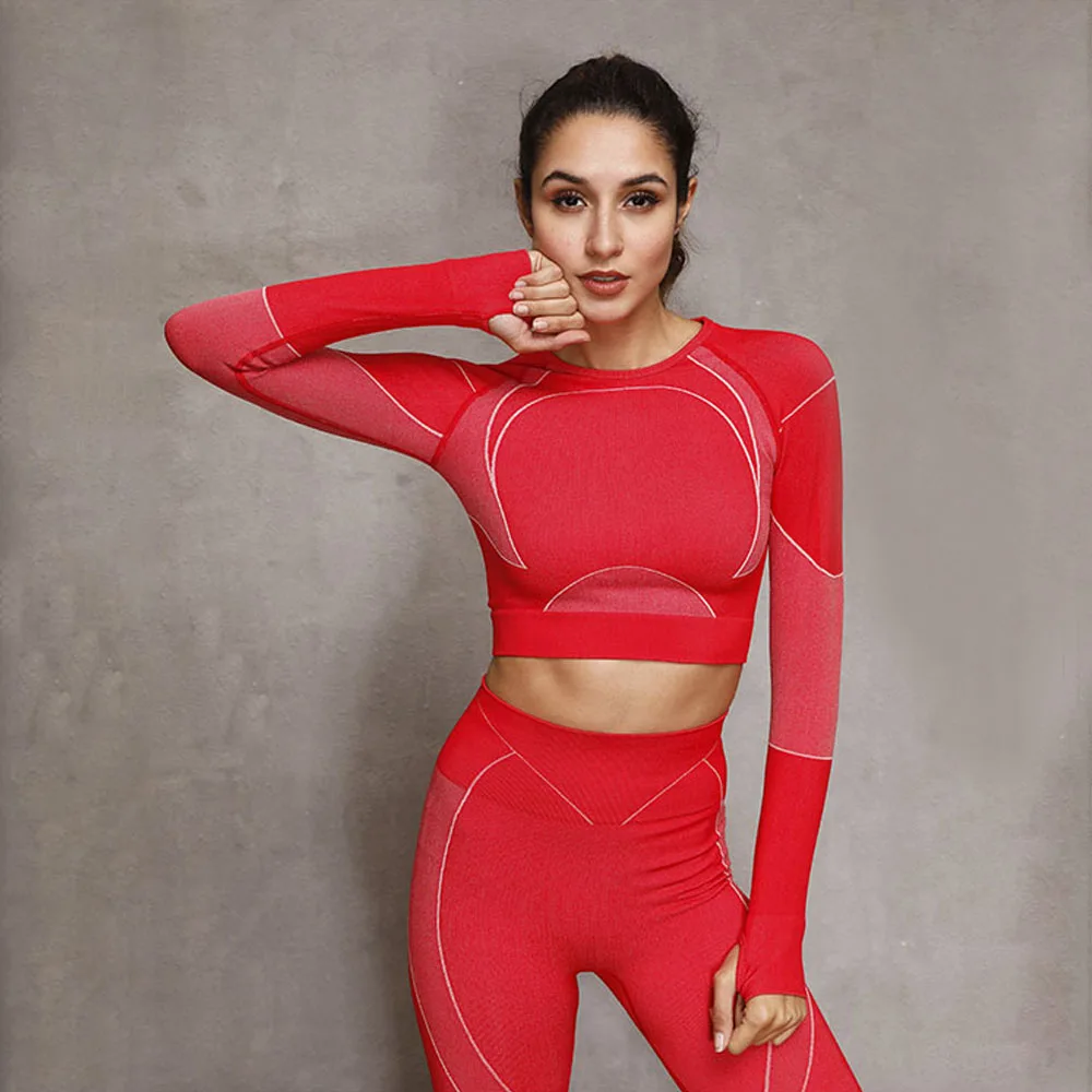 Леггинсы для спортзала Moonglade костюм йоги фитнеса комплект из двух предметов