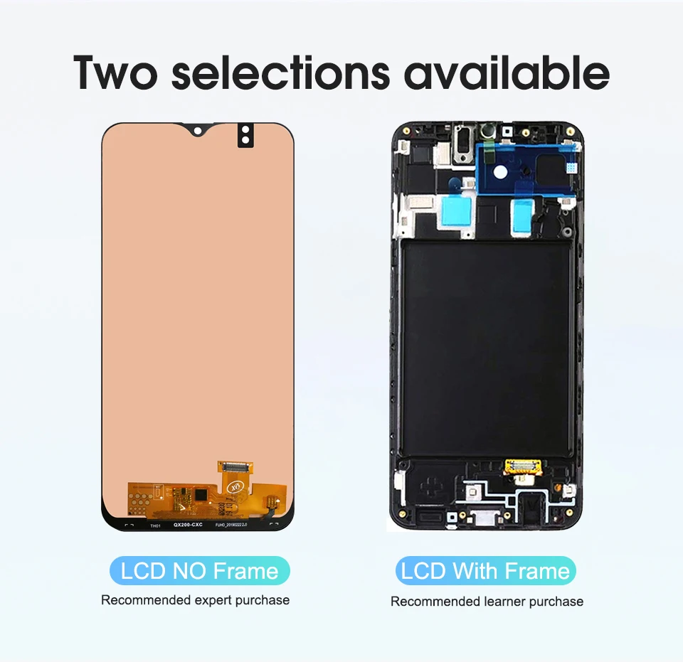 Для samsung Galaxy A20 A205G/DS A205F/DS A205GN/DS ЖК-дисплей сенсорный экран дигитайзер в сборе для samsung A20 lcd